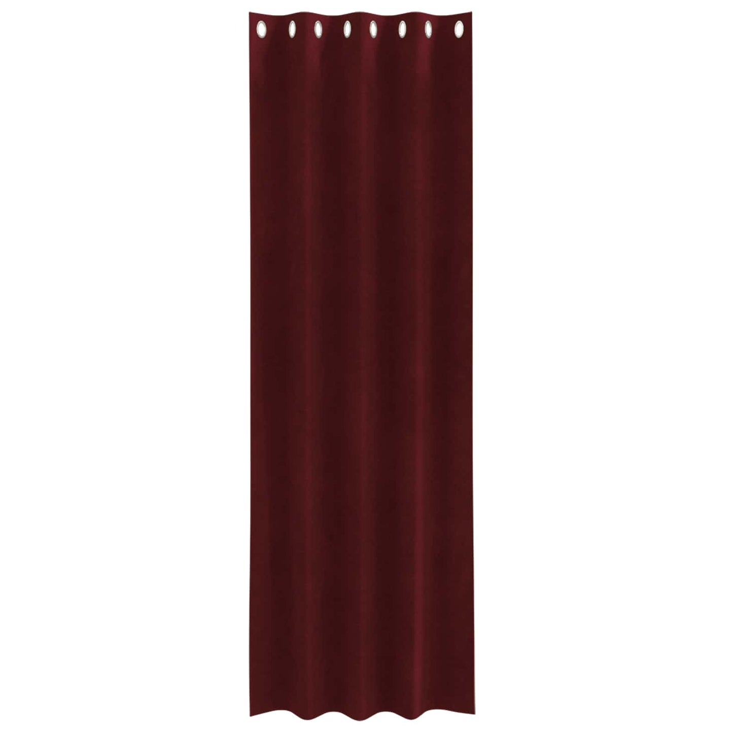 Blendingsgardiner 2 pcs Vinrød 140 x 225 cm Fløyel vidaXL