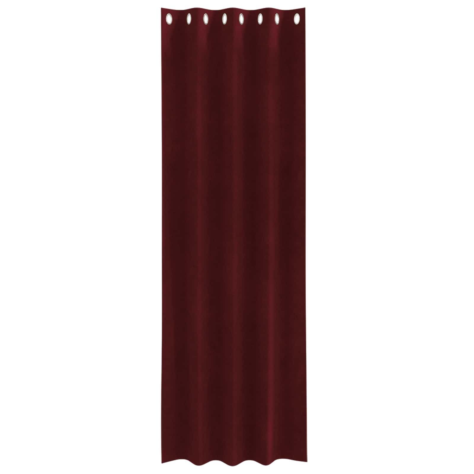 Blendingsgardiner 2 pcs Vinrød 140 x 225 cm Fløyel vidaXL