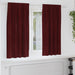 Blendingsgardiner 2 pcs Vinrød 140 x 175 cm Fløyel