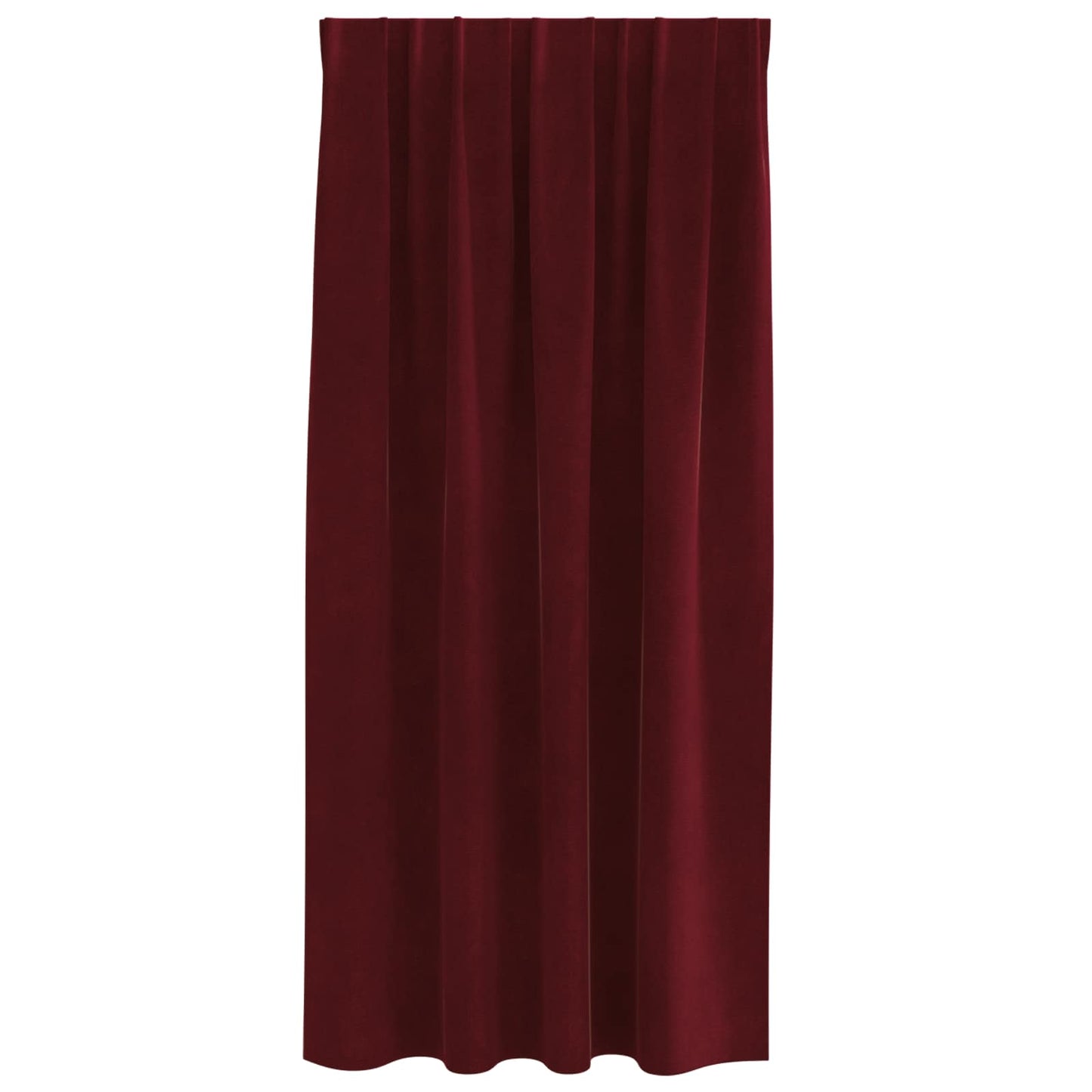 Blendingsgardiner 2 pcs Vinrød 140 x 175 cm Fløyel