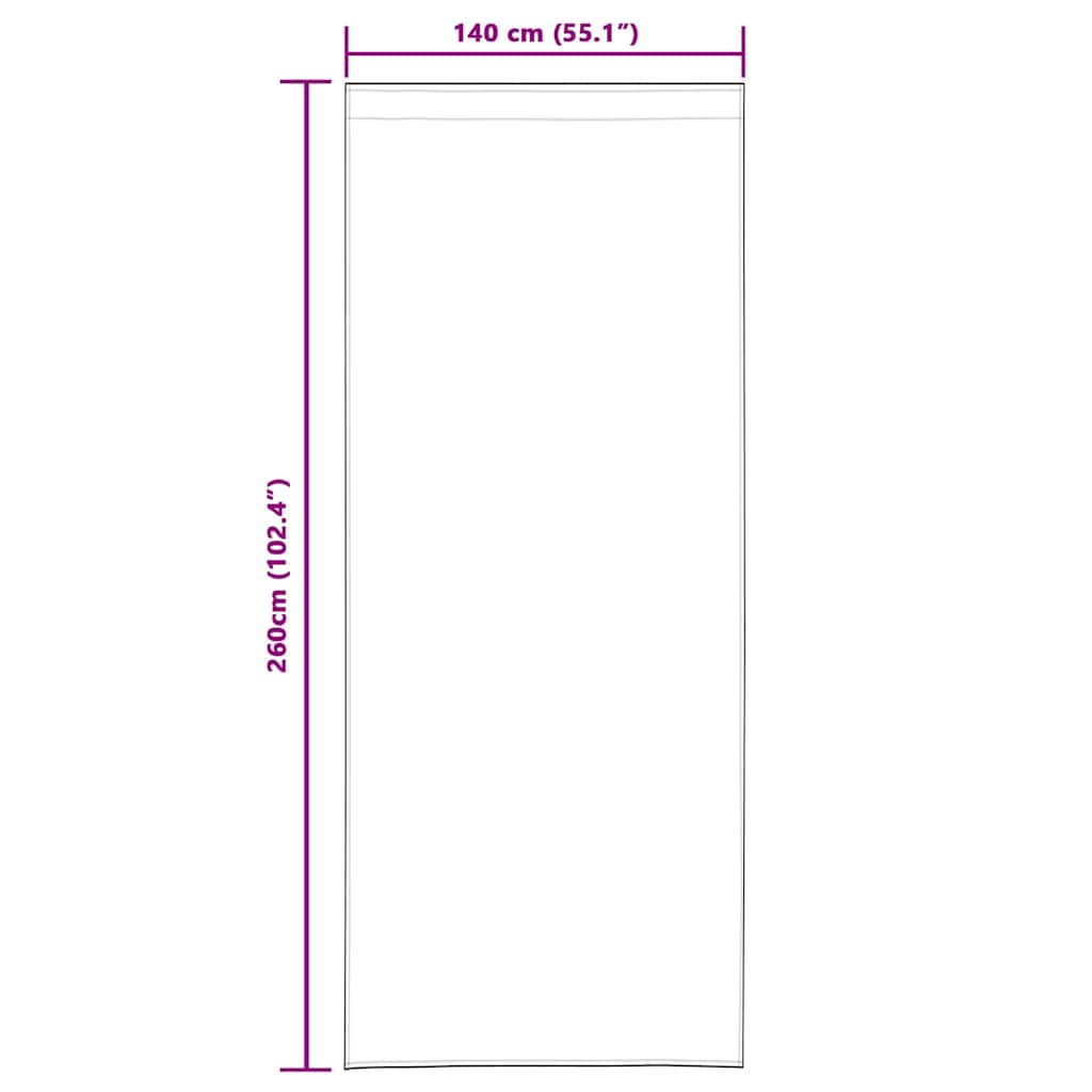 Blendingsgardiner 2 pcs Vinrød 140 x 260 cm Fløyel