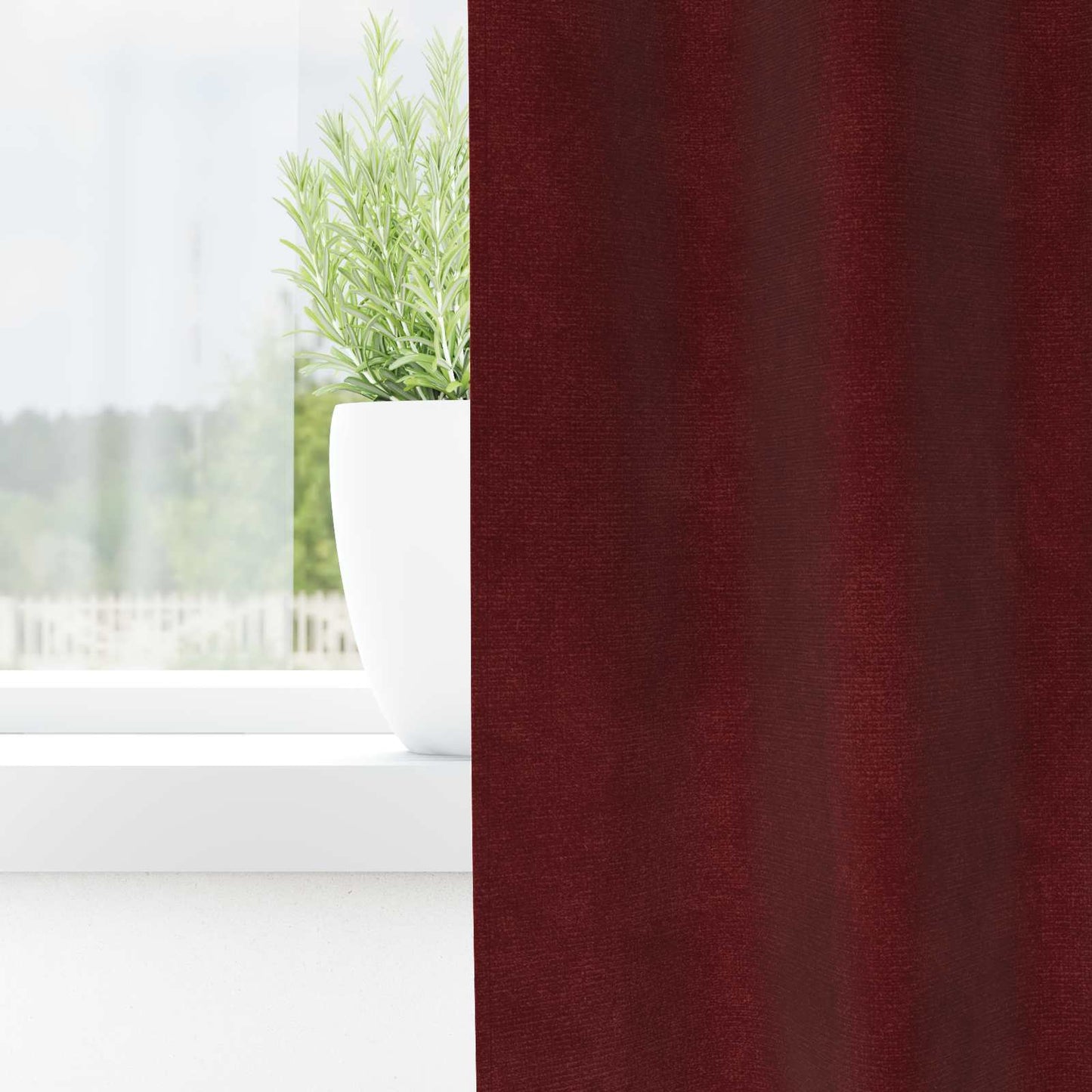 Blendingsgardiner 2 pcs Vinrød 140 x 175 cm Fløyel
