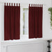 Blendingsgardiner 2 pcs Vinrød 140 x 175 cm Fløyel
