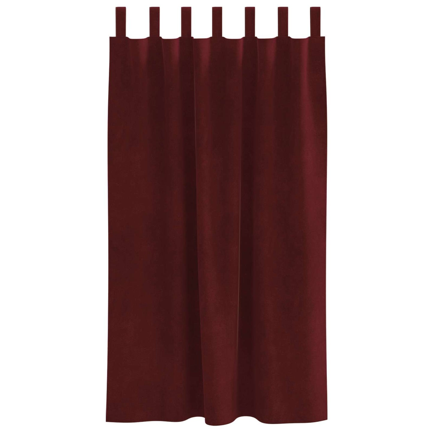 Blendingsgardiner 2 pcs Vinrød 140 x 175 cm Fløyel