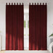 Blendingsgardiner 2 pcs Vinrød 140 x 260 cm Fløyel
