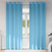 Mørkleggende Gardiner med Ringer 2 pcs Lys blå 225 x 140 cm