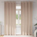 Mørkleggende Gardiner med Ringer 2 pcs Gråbrun 260 x 140 cm