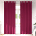 Mørkleggende Gardiner med Ringer 2 pcs Vinrød 260 x 140 cm