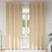 Mørkleggende Gardiner med Ringer 2 pcs Krem 225 x 140 cm