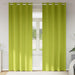 Mørkleggende Gardiner med Ringer 2 pcs grønn 225 x 140 cm