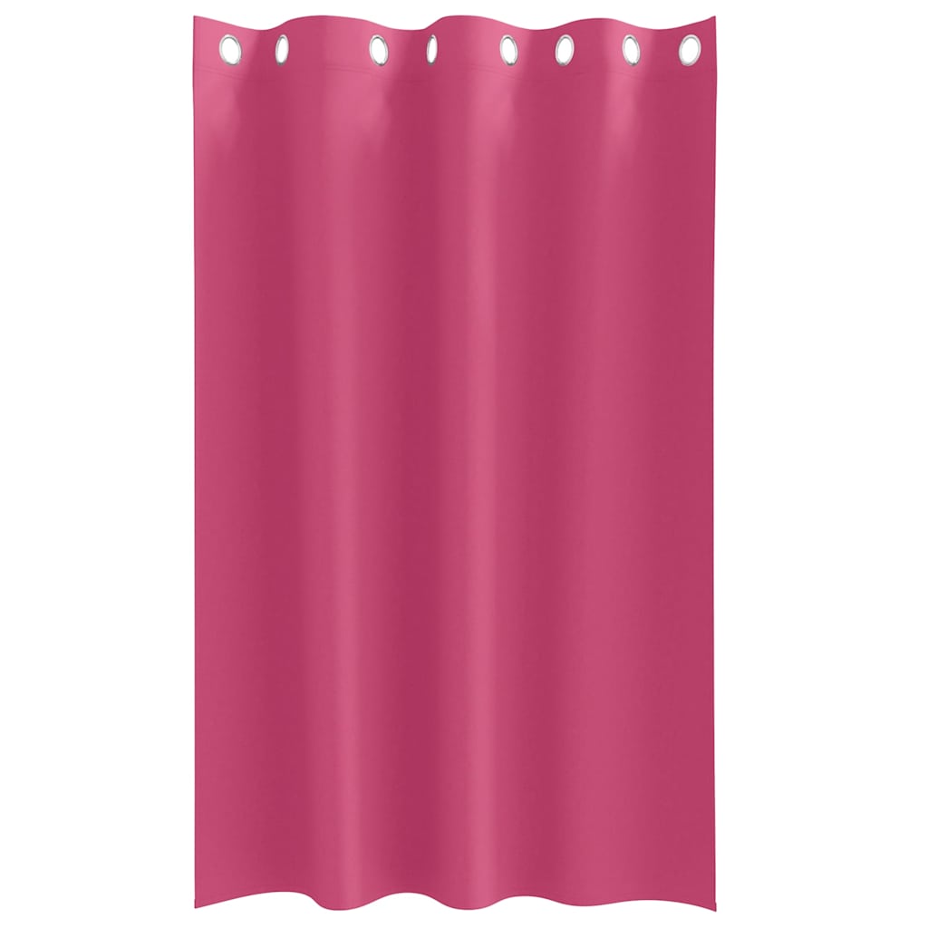 Mørkleggende Gardiner med Ringer 2 pcs Lys Rosa 175 x 140 cm