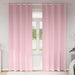 Mørkleggende Gardiner med Ringer 2 pcs Babyrosa 225 x 140 cm vidaXL