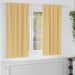 Mørkleggende Gardiner med Ringer 2 pcs Beige 175 x 140 cm