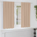 Mørkleggende Gardiner med Ringer 2 pcs Gråbrun 175 x 140 cm