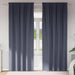 Mørkleggende Gardiner med Ringer 2 pcs Antrasitt 225 x 140 cm