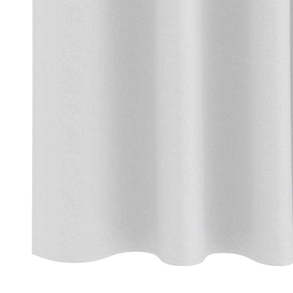 Mørkleggende Gardiner med Ringer 2 pcs Lys Grå 140 x 140 cm vidaXL