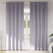 Mørkleggende Gardiner med Ringer 2 pcs Metall Grå 245 x 140 cm