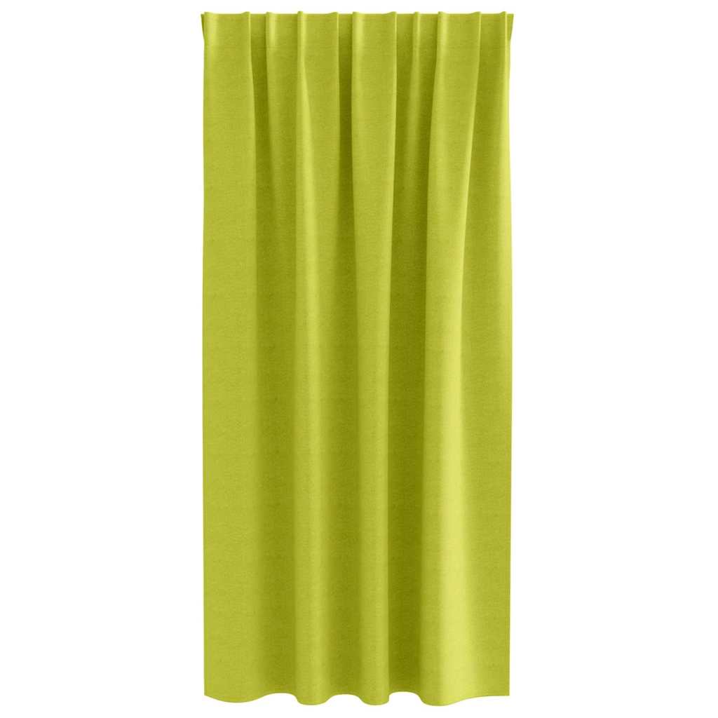 Mørkleggende Gardiner med Ringer 2 pcs grønn 175 x 140 cm