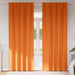 Mørkleggende Gardiner med Ringer 2 pcs Lys Oransje 225 x 140 cm vidaXL