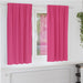 Mørkleggende Gardiner med Ringer 2 pcs Lys Rosa 175 x 140 cm