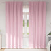 Mørkleggende Gardiner med Ringer 2 pcs Babyrosa 225 x 140 cm