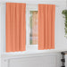Mørkleggende Gardiner med Ringer 2 pcs Terrakotta 175 x 140 cm
