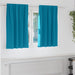 Mørkleggende Gardiner med Ringer 2 pcs Turkis 140 x 140 cm vidaXL