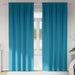 Mørkleggende Gardiner med Ringer 2 pcs Turkis 245 x 140 cm vidaXL