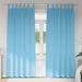 Mørkleggende Gardiner med Ringer 2 pcs Lys blå 225 x 140 cm