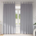 Mørkleggende Gardiner med Ringer 2 pcs Lysegrå 225 x 140 cm