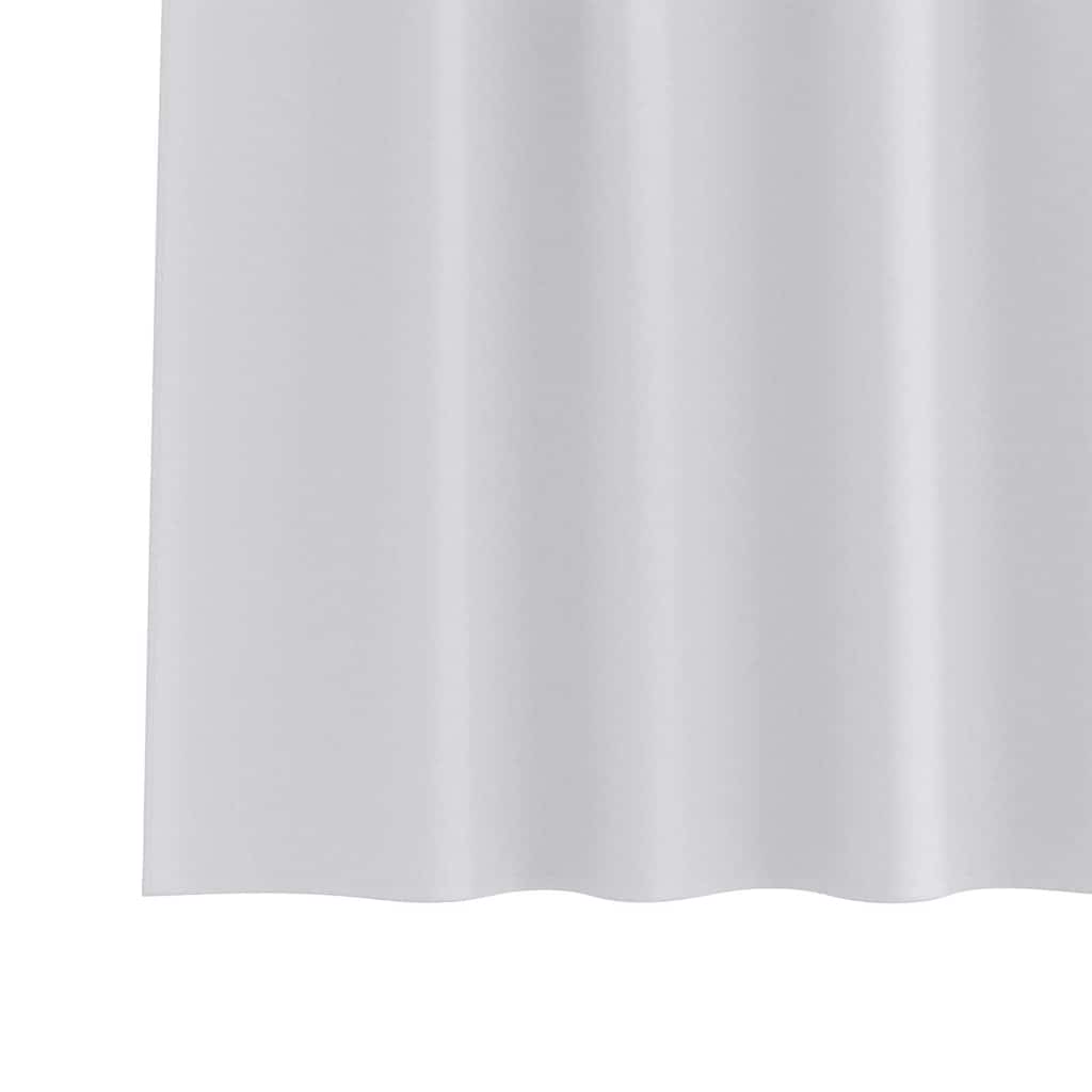 Mørkleggende Gardiner med Ringer 2 pcs Lysegrå 140 x 140 cm