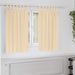 Mørkleggende Gardiner med Ringer 2 pcs Krem 140 x 140 cm