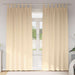 Mørkleggende Gardiner med Ringer 2 pcs Krem 225 x 140 cm