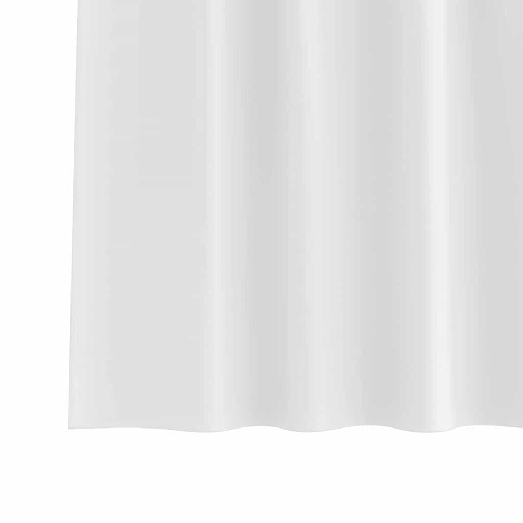 Mørkleggende Gardiner med Ringer 2 pcs Ren Hvit 175 x 140 cm
