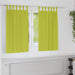 Mørkleggende Gardiner med Ringer 2 pcs grønn 140 x 140 cm