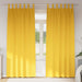 Mørkleggende Gardiner med Ringer 2 pcs Sennepsgul 225 x 140 cm