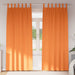 Mørkleggende Gardiner med Ringer 2 pcs Lys Oransje 225 x 140 cm