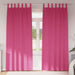 Mørkleggende Gardiner med Ringer 2 pcs Lys Rosa 225 x 140 cm