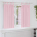 Mørkleggende Gardiner med Ringer 2 pcs Babyrosa 175 x 140 cm