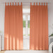 Mørkleggende Gardiner med Ringer 2 pcs Terrakotta 245 x 140 cm