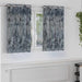 Fløyel Gardiner med gardiner 2 pcs Sølvgrå 140 x 140 cm Fløyel