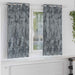 Fløyel Gardiner med gardiner 2 pcs Sølvgrå 175 x 140 cm Fløyel