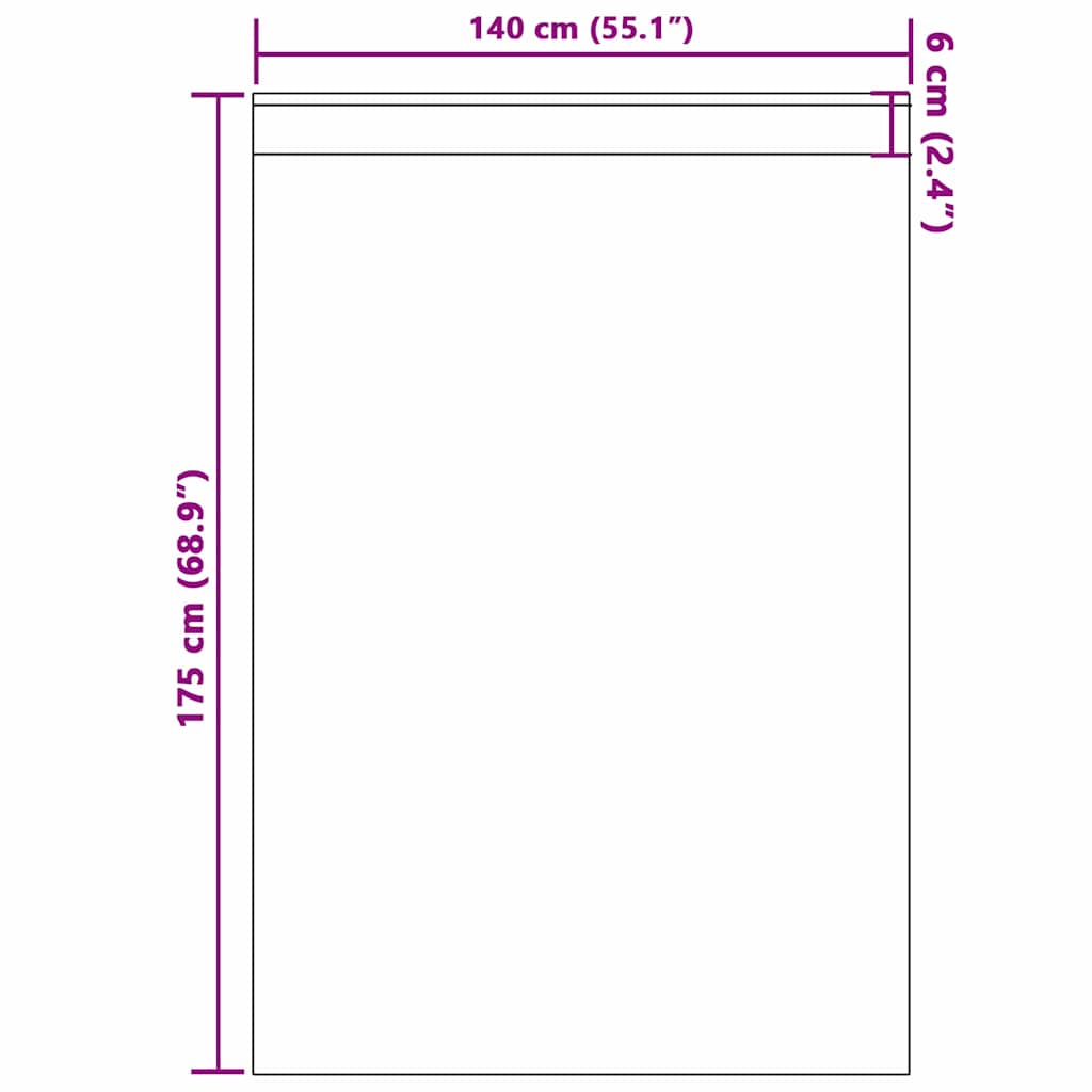 Fløyel Gardiner med gardiner 2 pcs Vinrød 175 x 140 cm Fløyel