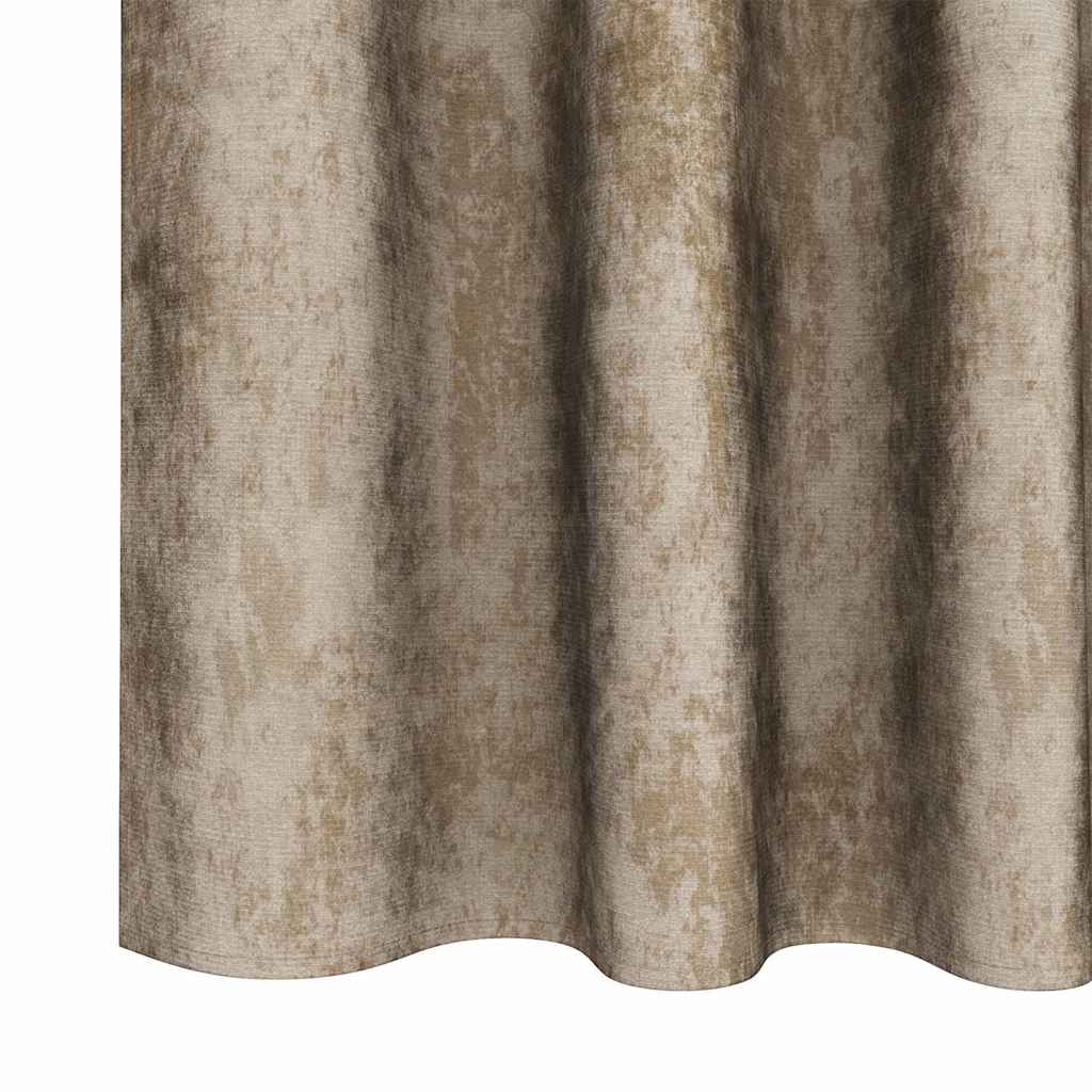 Fløyel Gardiner 2 pcs champagne 260 x 140 cm Fløyel