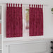 Fløyel Gardiner med gardiner 2 pcs Vinrød 140 x 140 cm Fløyel