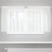 Blondegardin med gardiner Blomster Hvit 80 x 150 cm Polyester