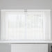 Blondegardin med gardiner Blomster Hvit 160 x 200 cm Polyester