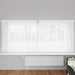 Blondegardin med gardiner Blomster Hvit 180 x 300 cm Polyester