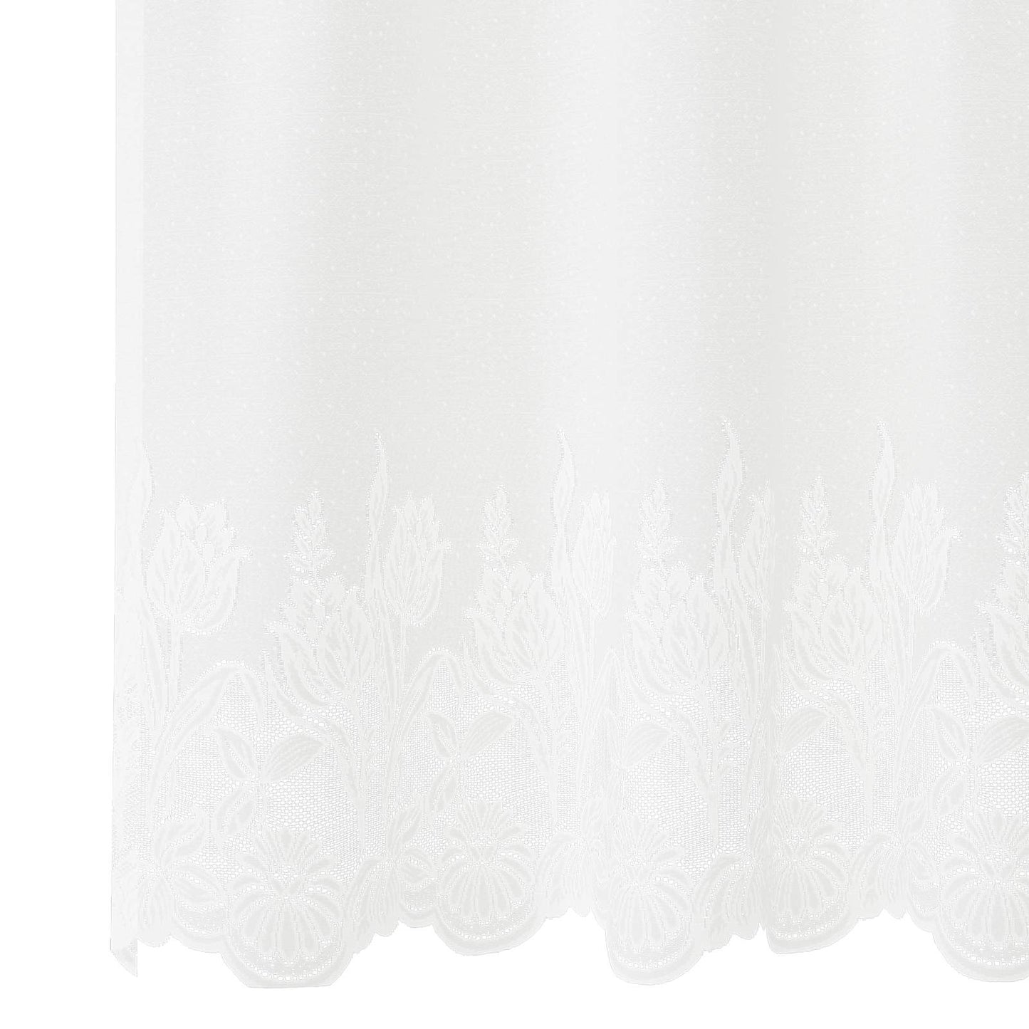 Blondegardin Hvit 280 x 150 cm Polyester