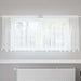 Blondegardin med gardiner Hvit 200 x 120 cm Polyester